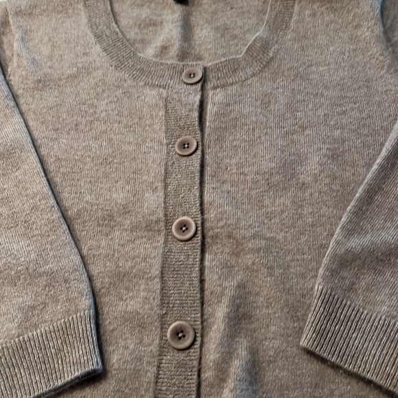 Eileen Fisher Cashmere Cardigan XL COCOA - Picture 5 of 5